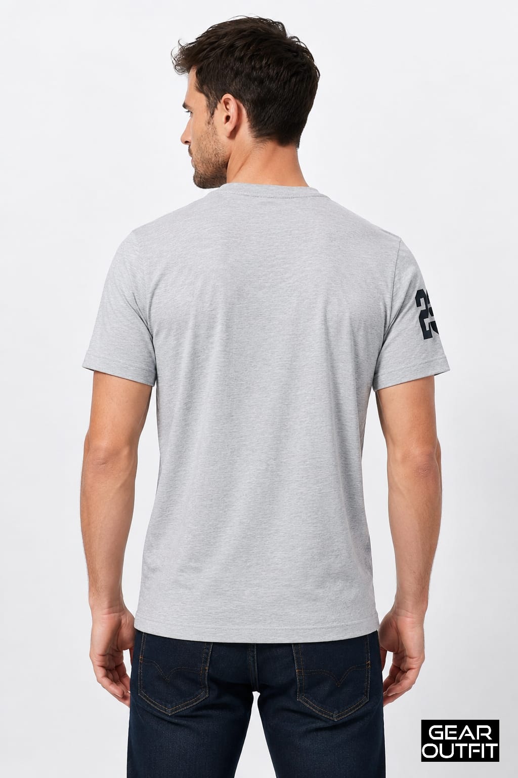 Men Printed Round Neck Shirt