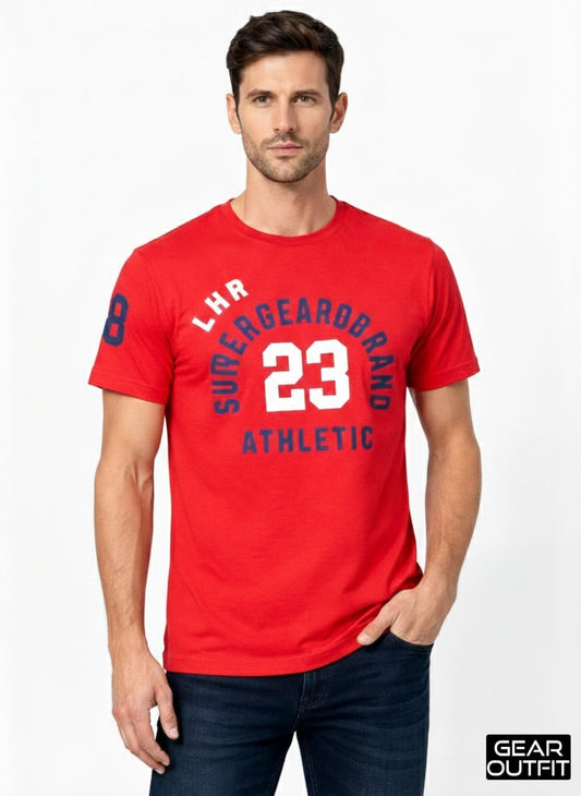 Men Printed Round Neck Shirt