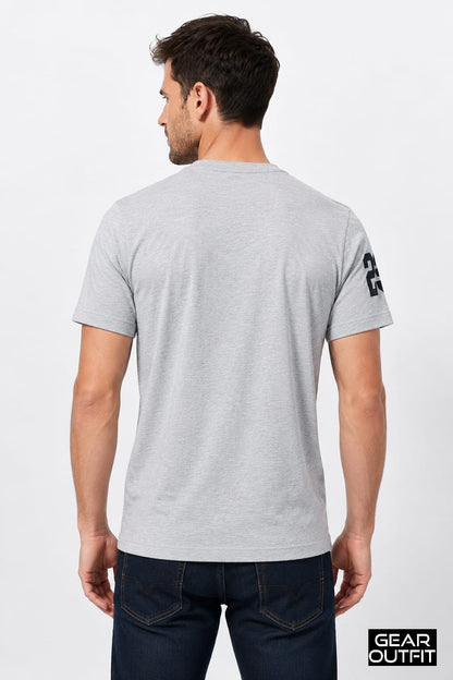 Men Printed Round Neck Shirt