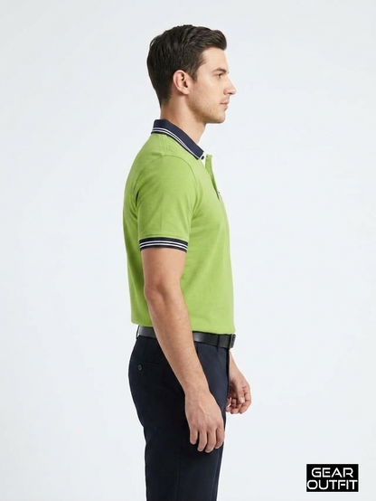 Men Panel Polo Shirt