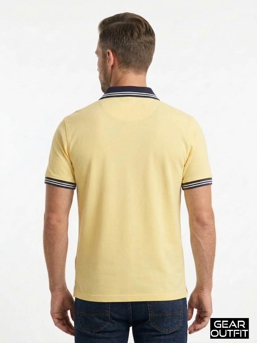 Men Panel Polo Shirt